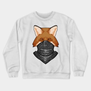 Fox as Bandit with Kerchief Crewneck Sweatshirt